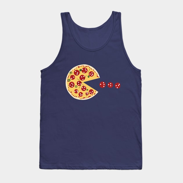 Pac-Pizza Tank Top by andersonfbr